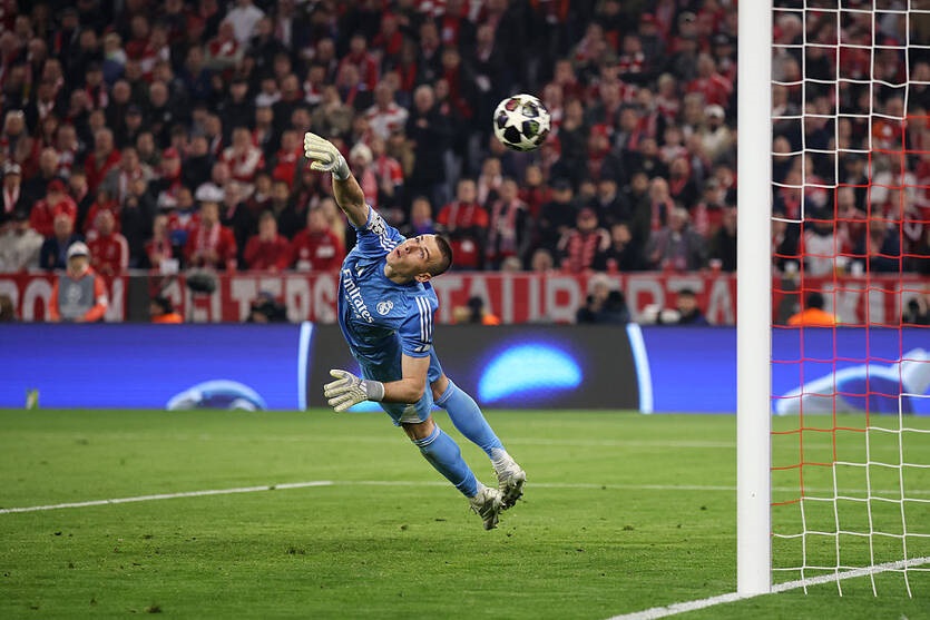 Стала відома оцінка Луніна за матч Баварія – Реал