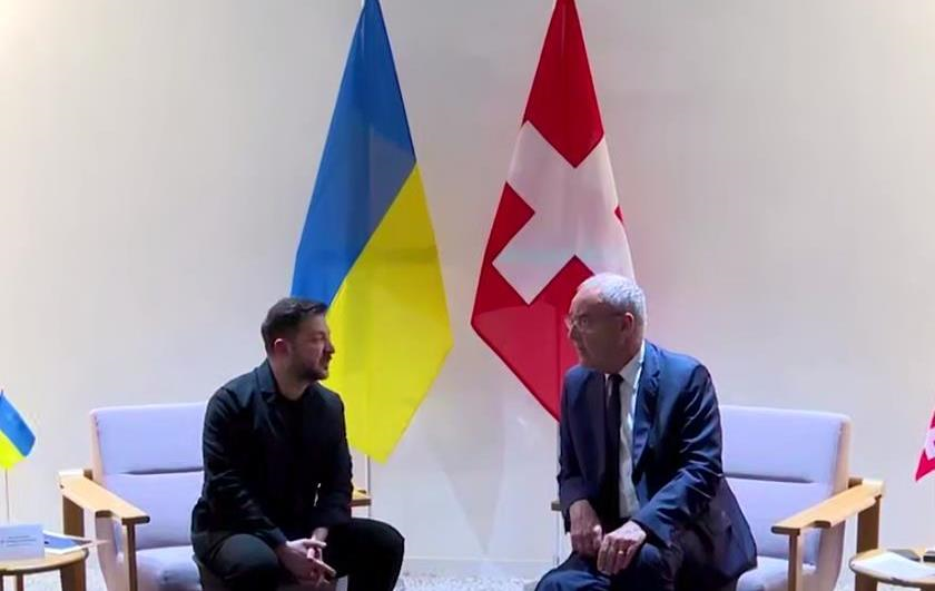 Зеленський зустрівся з президентом Швейцарії
